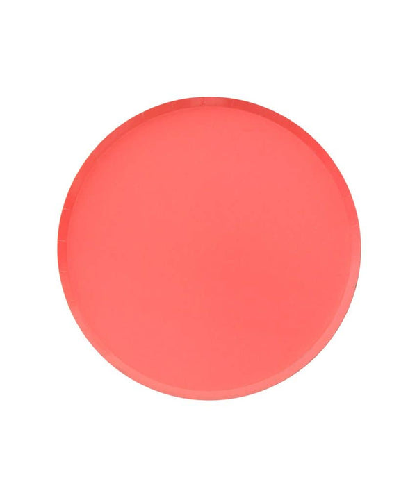 Party Plate -Coral (small)