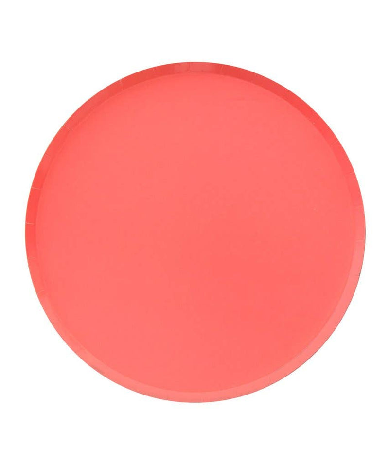 Party Plate - Coral (large)